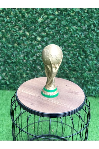 Fifa Dünya Kupası 25 Cm 3d Renkli Baskı World Cup Altın