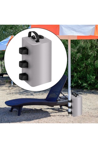 Dolıty Gölgelik Su Ağırlık Çantası Katlanır Bacak Gri-20-l 20 L Çok Renkli