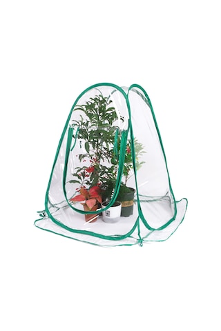 Yifomall "taşınabilir Pvc Sera - 70x70x80cm Çiçek Ve Bitki Koruma Kapağı, Bahçe Ve Açık Hava Kullanımı İçin"