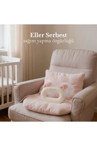 Mamajoo Kybele Giyilebilir Çiftli Göğüs Pompası 150 Ml 9 Kademe Ayarı