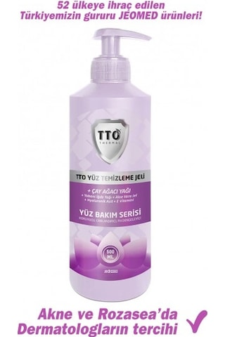 Tto Yüz Temizleme Jeli 500 ML