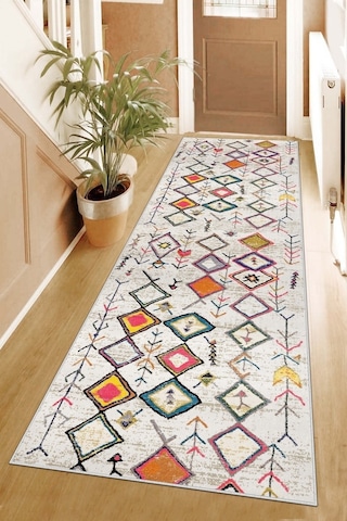 West Home Makinede Yıkanabilir Kaymaz Taban Leke Tutmaz Modern Kesme Yolluk Mutfak Yolluk Halı Yolluk Wh 470 Multy Yolluk