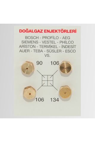 Doğalgaz Ocak Dönüşüm Meme Takımı Üniversal
