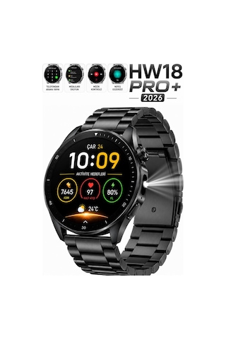 Sonreir Watch Hw18 Pro+ 2026 Erkek Akıllı Saat (Distribütör Garantili)