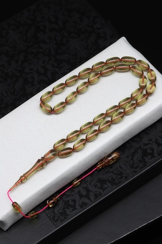 Yeni Blok Zar Tesbih 7 X 12 Mm Beyzi Kesim