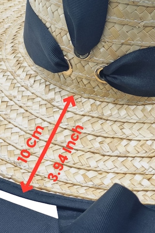 Uniquetrenders Kadın Bosphora Model Kurdeleli Hasır Şapka Geniş Kenarlı Trend Günlük Ve Plaj Şapka Bej