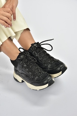 Fox Shoes V312415009 Siyah Bilekli Spor Ayakkabı Sneakers Siyah