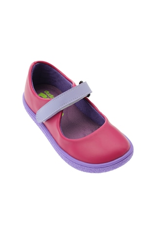 Panço Kız Çocuk Tek Bantlı Pembe Babet