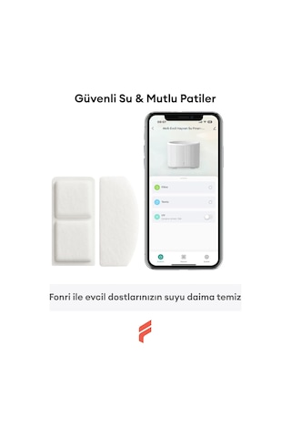 Lexroo Evcil Hayvan Akıllı Su Kabı Filtresi 4'lü Set