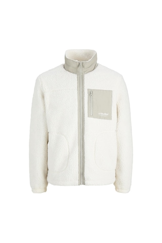 Jack & Jones Jjesoho Erkek Teddy Peluş Ceket Günlük Rahat Krem