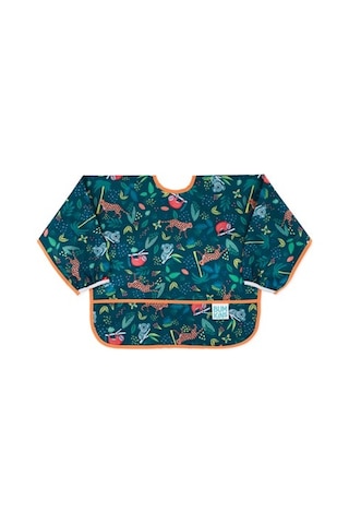 Bumkins Uzun Kollu Önlük (6-24 Ay) - Jungle Mavi
