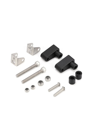 Xiyyadms Kymco Xciting 250/300/400, K-xct300, Nikita, Downtown350 Ve Gdınk Ak550 İçin Alüminyum Led Spot Lambası Tutucusu Çift Set - Dayanıklı, Kolay Kurulum