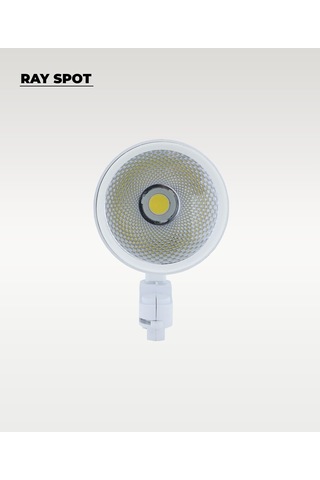 40w Döküm Kasa Beyaz Ray Spot 3200k Sarı Işık - Titreşim Yapmaz Beyaz