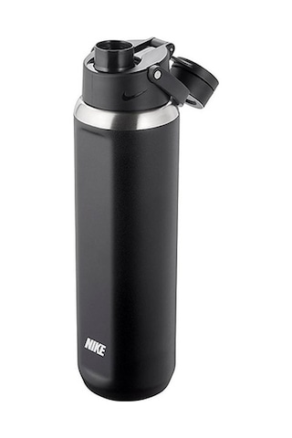 Nike N1003311-091 Recharge Chug Paslanmaz Çelik Suluk 700 Ml Siyah