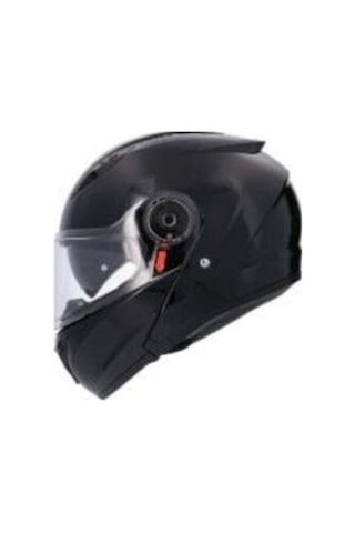 Shiro Flip Up SH-508SV Triton Monoclour Solidmat Güneş Gözlüklü Motosiklet Kaskı Mat Siyah