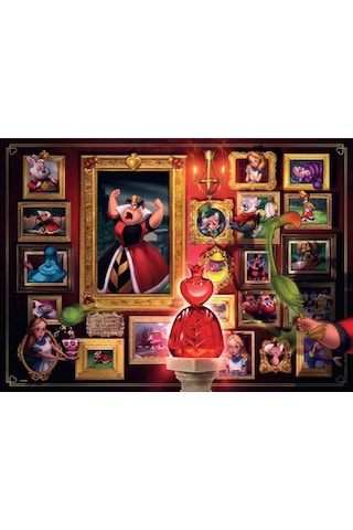 Ravensburger Villainous The Queen Of Hearts 1000 Parça Puzzle 150