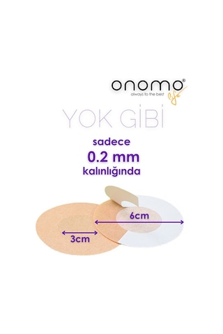 Life Göğüs Ucu Bandı, Göğüs Ucu Kapatıcı 24 Adet Bej