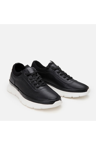 Hotiç Hakiki Deri Siyah Erkek Spor Ayakkabı 02ayh305660a100 Siyah-black Siyah