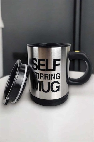 Northcity Self Stirring Mug - Kendi Kendini Karıştıran Paslanmaz Çelik Kupa