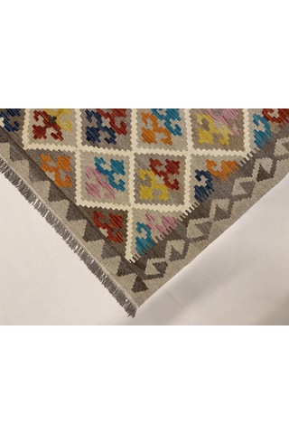 El Dokuma Afgan Kilim Kök Boya Elsanat Eserı İle Harıka Yenı Model Çok Renkli