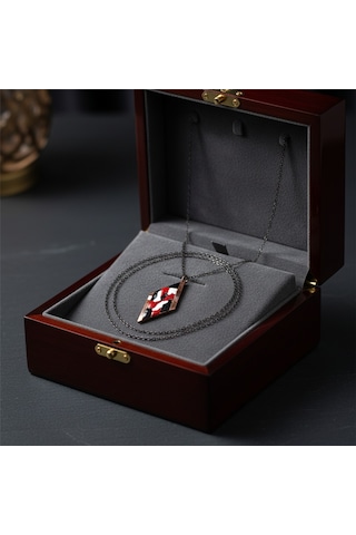 Flame Enamel Bakır Takı Seti Çok Renkli