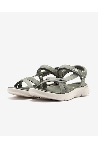 Skechers Go Walk Flex Sandal - Sublıme Kadın Haki Sandalet 141451 Olv Haki