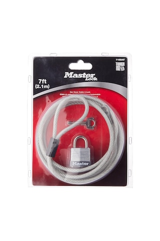 Master Lock 715dat Örgülü Çelik Araba Kapak Kablosu, Lamine Çelik