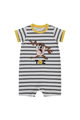Tazmanya Civil Baby Taz Baskılı 6-18 Ay Tulum - Beyaz
