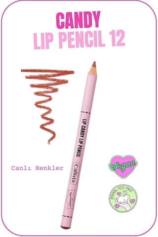 Callista Lip Candy Lip Pencil Dudak Kalemi 12 Raw Cinnamon - Kahverengi