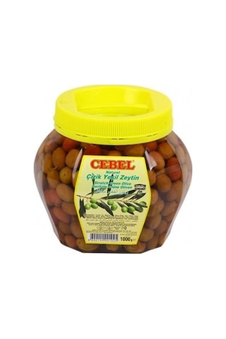Cebel Çizik Yeşil Zeytin Pet 1 KG