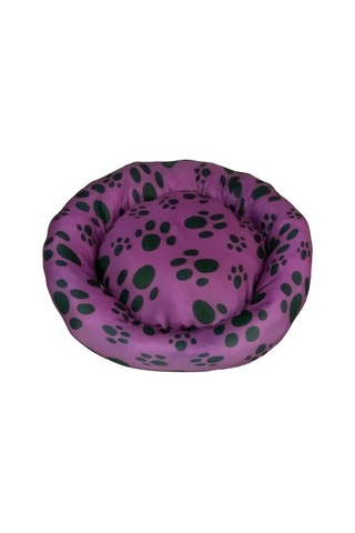 Bio Sand Pati Desenli Simit Kedi Köpek Yatağı 50 CM