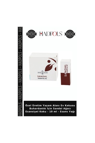 Özel Üretim Yaşam Alanı Ev Kokusu Buhardanlık İçin Sandal Ağacı Esansiyel Koku - 10 Ml - Esans Yağı