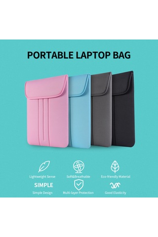 Maiyame 15.6" Ultrabook, Dizüstü Bilgisayar Ve Tablet İçin Antistatik Köpük Malzeme İş Kol Saati Çantası Mavi - Darbe Ve Çizik Koruması MAVİ