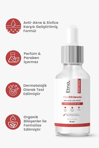 acne Karşıtı Cilt Bakım Serumu 30 Ml