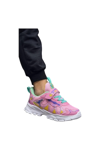 Fıero Mıen Kız Çocuk Okul Pembe Günlük Spor Sneaker Ayakkabı Pembe Pembe