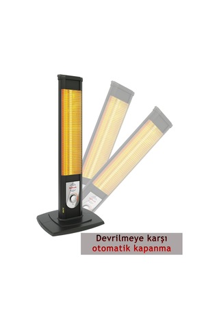 Mirkraft Mate 2500 W Kule Tipi Infrared Isıtıcı