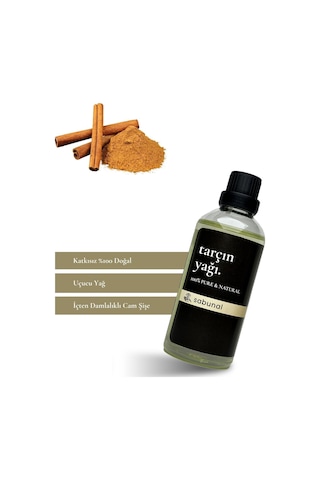 Sabunal Tarçın Yağı 100 ML - Aromaterapi - Saç ve Cilt Bakım Yağı