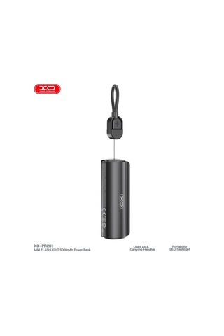 Premium Pr281 5000 Mah Powerbank Şarj Aleti Pr281 İp Telefon Pili Akıllı Güç Seyahat Bataryası Çok Renkli