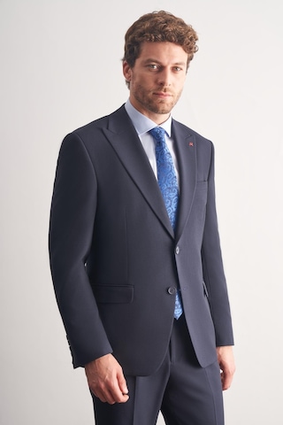 İmza Lacivert Kırlangıç Yaka Tam Astar 6 Drop Slim Fit Takım Elbise 1001255162 Lacivert