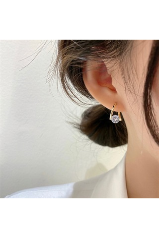 Wezone Eşsiz Geometrik Tasarım Küçük Boy Küpeler - Zeki Kadınlar İçin Şık, Dayanıklı Ve Her Zaman Uygun Aksesuarlar Diğer