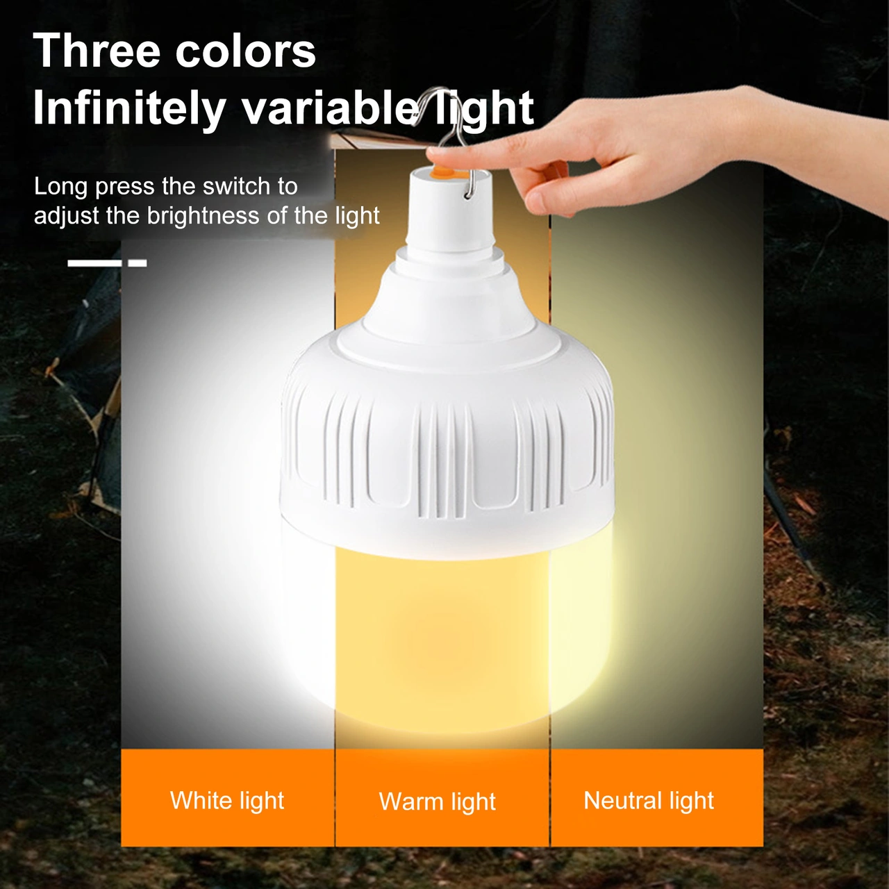 Folinda Usb Şarjlı Led Fener, 80w-80mm Normal Tip, İki Ton Aydınlatma, Dışarıda Ve Evde Kullanıma Uygun, Kesinti Acil Işık Kaynağı