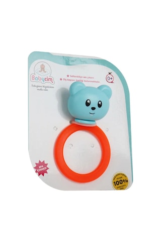 Diş Kaşıyıcı Çıngırak - Bpa İçermez Mavi Diş Kaşıyıcı Çıngırak - Bpa İçermez Mavi