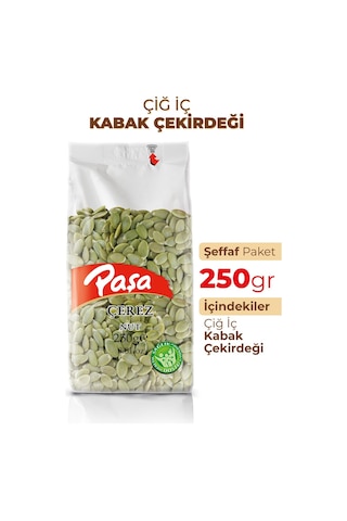 Paşa Kuruyemiş Çiğ İç Kabak Çekirdeği 250 G
