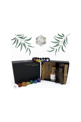 Premium Kristal & Mineral Çakra Seti