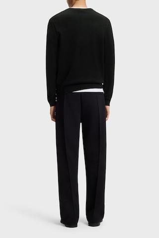 Hugo Logolu Regular Fit Bisiklet Yaka Kazak Erkek Kazak 50564244 001 Siyah