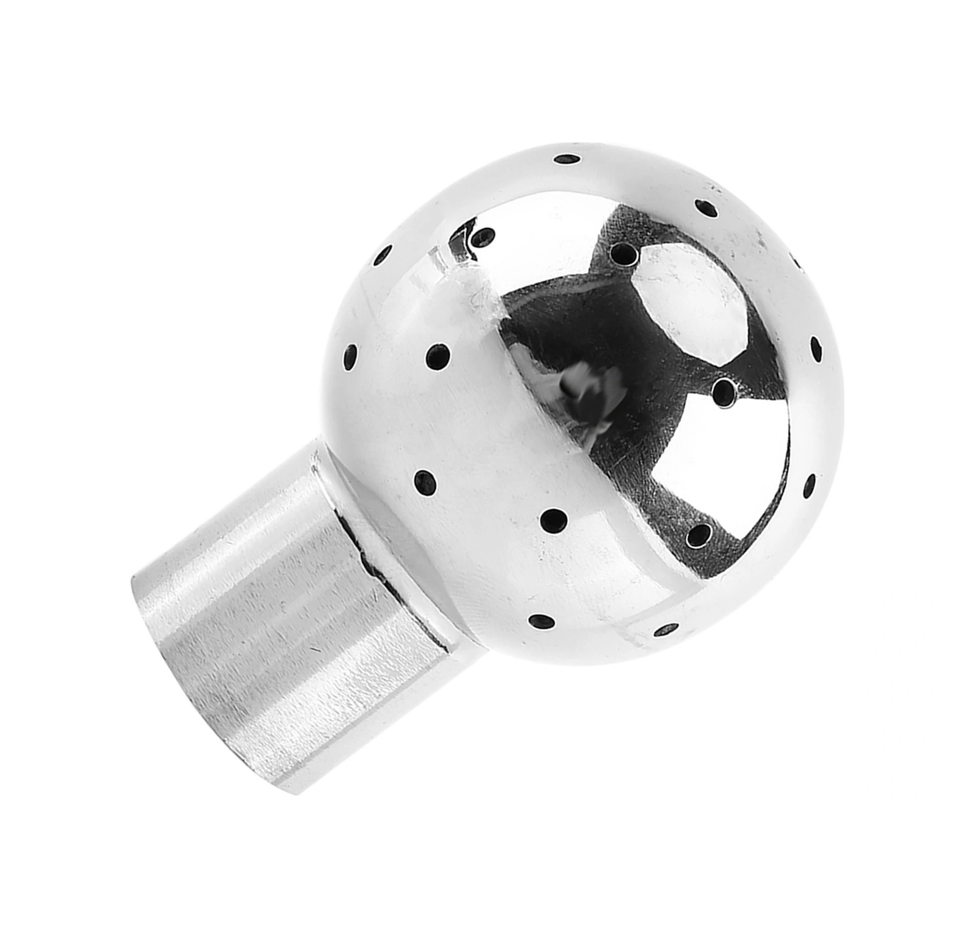 Konesam Paslanmaz Çelik Sabit Tip 4 Parça Vida Güdümlü Tank Temizleme Sprey Topu - 1-6m Temizleme Diyametri, 1.5-2.5kg Basınçta Düşük Su Tüketimi Çok Renkli