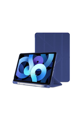Microsonic Apple Uyumlu iPad Air 13 2025 Kılıf A3268-a3269 Origami Pencil Tablet Kılıfı