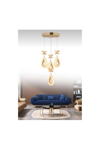 Lalin Gold 4lü Avize