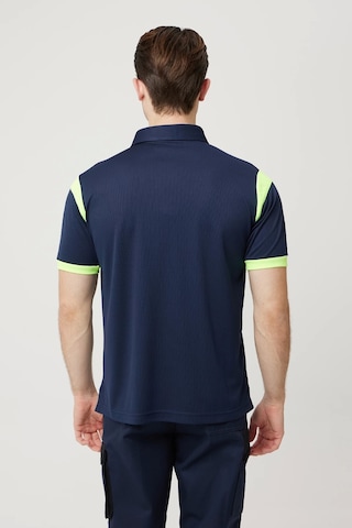 Armadillo Allium Polo Yaka Tişört Lacivert - Fosforlu Sarı