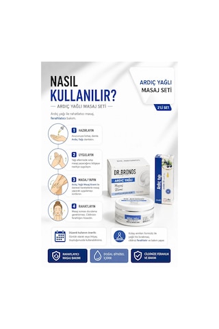 Dr. Bronos Ardıç Yağlı Masaj Kremi 150 ML + Softem Ardıç Yağı 20 ML